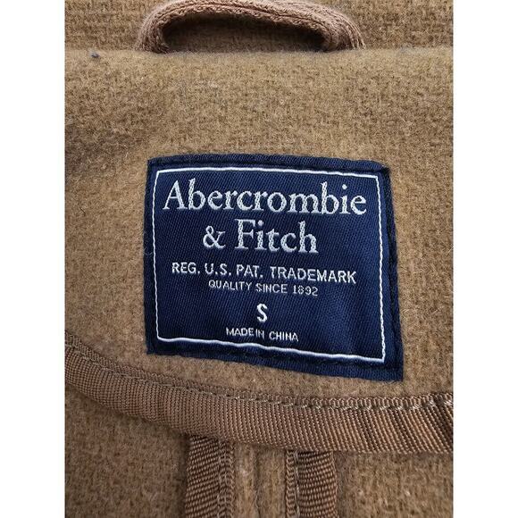 Abercrombie & Fitch Men's Small Camel Rafanelli Wool Jacket - Picture 4 of 12